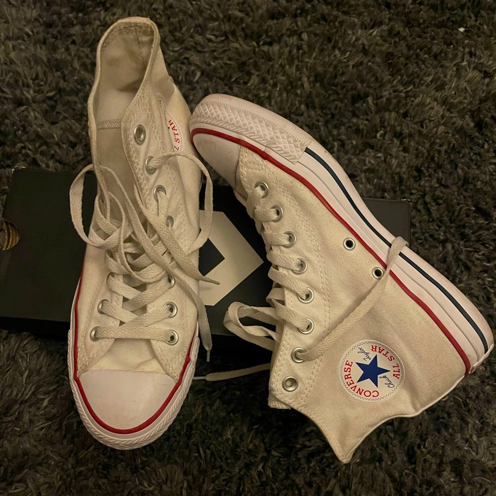 White high top converse